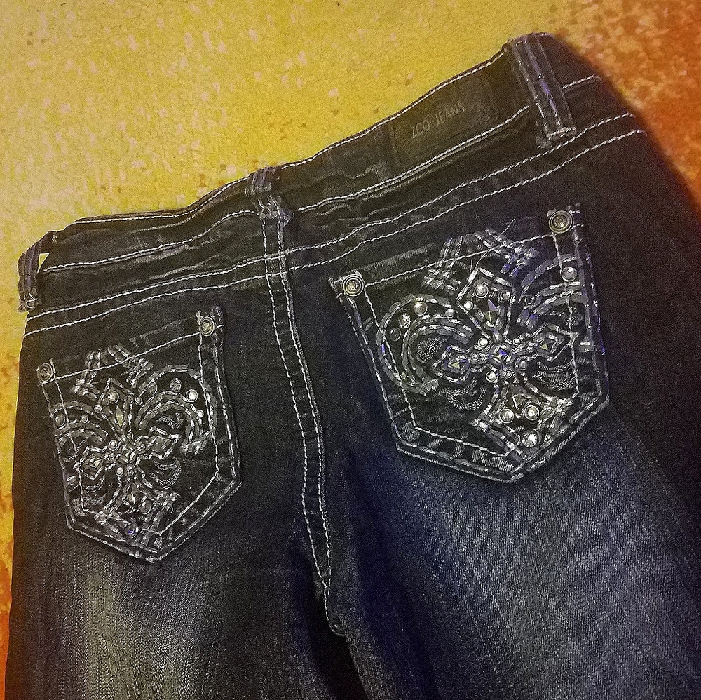💕Super Pretty ZCO Rhinestone Denim!